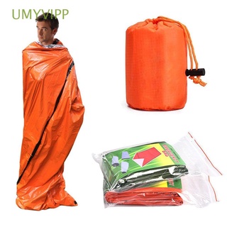 UMYVIPP 210x90cm Waterproof Emergency Blanket Portable Sun Protection Tool Sleeping Bag Accessories PE Outdoor Reflective Layer Camping Hiking Survival/Multicolor (1)