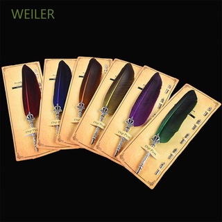 WEILER pluma estilográfica oblicua tinta pluma pluma estilográfica pluma de Metal plumas de Metal plumas de plumas de Metal