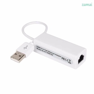ZAMAI Windows 7/8/10/XPR USB USB Rj45 C Lan adaptador Ethernet Ethernet adaptador de Internet Cable/Multicolor (1)