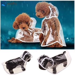 URIFY Portable Pet Products Outdoor Jacket dog raincoat Doggie Hoodies Transparent Waterproof Fashion cat puppy dog Rain suit