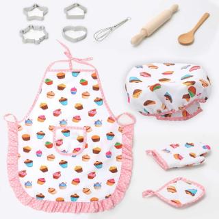 OMG* Kit de cocina para hornear/Kit de cocina para Chef/disfraz de juego de rol/mano de roles/juego de guantes para niños (1)