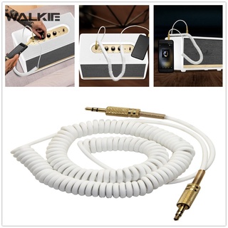 WALKIE Cable De Audio Enrollado De 3.5 Mm Para-Marshall ACTON II STANMORE WOBURN STOCKWELL Bluetooth Altavoz Reemplazo AUX