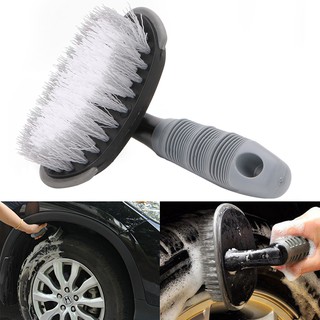Cepillo de limpieza de neumáticos de coche tipo T multifuncional cubo de rueda cepillo de lavado de coche herramienta de rueda del coche Br