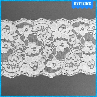 [hytczhce] 5 yardas 15 cm diminuta cinta de encaje elástico Floral recorte de costura tela de encaje apliques accesorios de ropa manualidades para novia (6)