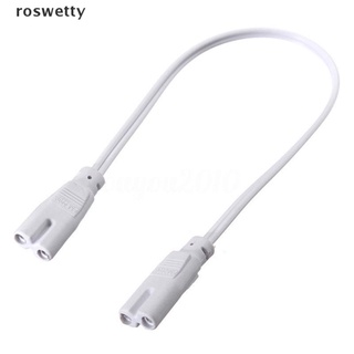 roswetty 30cm t4 t5 t8 tubo conector cable cable barra luz crecer lámpara fluorescente led co