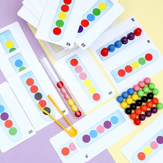 【remiel】Clip Beads Test Tube Toy Children Logic Concentration Fine Mot (1)