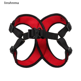 [linshnmu] Nylon Dog Harness Chest Harness Breathable Padded Vests Adjustable Chest Strap [HOT]