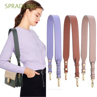 SPRADLING 14 Colors Wide Shoulder Strap Solid Shoulder Bag Parts Replacement Bags Strap Detachable Women Crossbody PU Leather Adjustable Vintage Handbag Strap