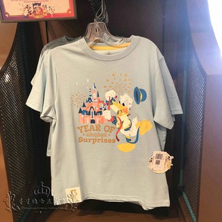 Shanghai Disney Shopping Domestic 5o aniversario de dibujos animados lindo pato Donald niños camiseta de manga corta