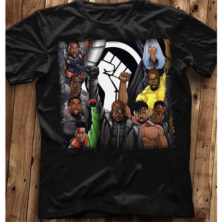 Superheroes No Justice Peace Black Lives Matter Camisa Para Avenger Fans Negro Camiseta Hombres Y Mujeres S-6XL Algodón