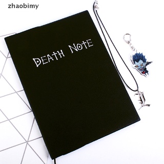 { zhaobimy } Anime Death Note Cuaderno De Cuero Diario Y Collar Pluma Arte Escritura @ #