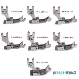 [Prosperityus3] 1 pza prensatelas para máquina de coser Industrial de acero completo derecho y ancho prensatelas