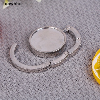 qawhite 1pc portátil plegable gancho de aleación bolso titular de la bolsa forma círculo bolsa accesorios co (1)