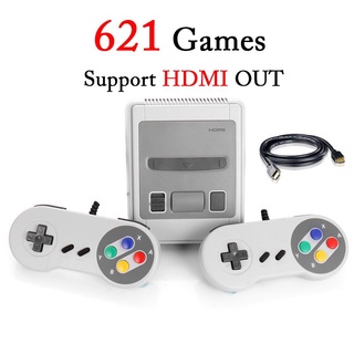 homestead NE HDMI Retro Game Console TV Juegos Incorporados 621 Para Super Nintendo + 2 Controlador (6)