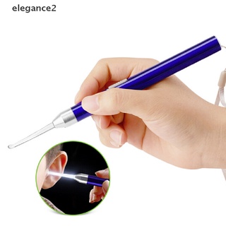 [elegance2] usb led luz earpick limpio removedor de cera limpiador recogedor de orejas curette gadget [elegance2]