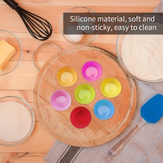 molde de silicona para cupcakes, antiadherente, para tartas, chocolate, bricolaje, herramienta de hornear, color aleatorio