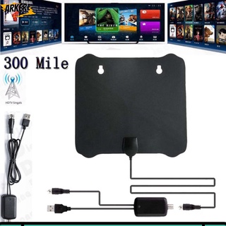 Ak Antena de alcance de 300 millas TV Digital HD Skywire 4K Antena HDTV 1080p con amplificador