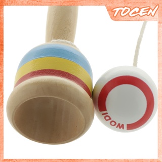 Copa De madera Para niños juego De pelotas Kendama Tradicional Divertida/juguete De juego blanco