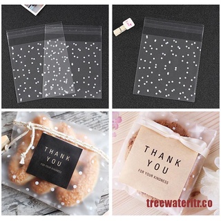 TREE 100pcs/set Gift Biscuits bag Packaging Bread Baking candy Cookies Package bag