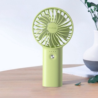 yoobao 6000mah portátil de mano pequeño ventilador de carga de escritorio mini ventilador recargable para la oficina en casa, verde (4)