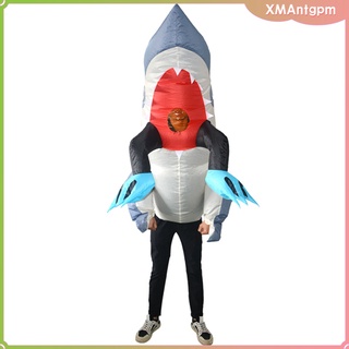 traje inflable unisex para adulto, disfraz de tiburón, fiesta de halloween (1)