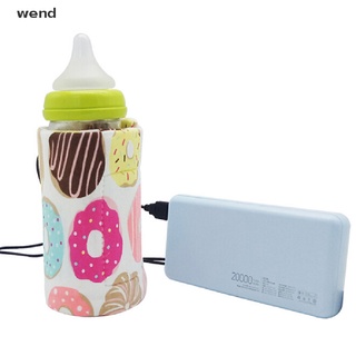 We Portable Bottle Warmer Heater Travel Baby Kids Milk Water USB Cover Pouch Soft CO