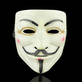 [Ruisurpap] Anonymous Cosplay Mask V Vendetta Mask Guy Fawkes Masquerade Halloween Costume Hot Sale