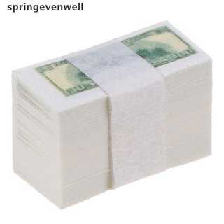 evenwell escala 1/12 a bundle miniature play money us $100/$1banknotes new stock
