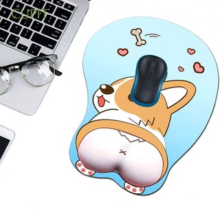 CUPIT Comfortable Wrist Support Office Mouse Mat Corgi Mouse Pad Cute Ergonomic Computer Silica Gel Non Slip Gaming Wrist Rest/Multicolor