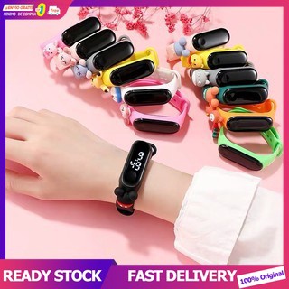 🚚 Banda inteligente Kids Watch 50M Waterproof LED Digital Sport Watch Disney Bearbrick Pooh Pikachu Wristwatch Doll Strap Children Bracelet