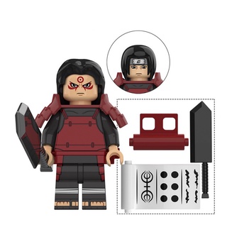 Lego Naruto compatible con Mini Figuras Akatsuki Comic bloques De construcción coleccionables Kl801 Sasuke Itachi juguetes para niños (4)