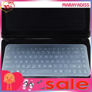 <H0T> Keyboard Cover Ultra-thin Good Feeling Silicone Universal Keyboard Film for Laptop