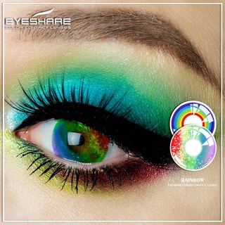 EYESHARE lente 1 par arco iris serie Halloween contactos lentes de contacto para cosplay cosméticos lentes de contacto Color de ojos