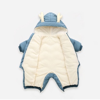 2021 Bebé Invierno Snowsuit Grueso Niños Niñas Mono Recién Nacido Niño Abrigo (3)
