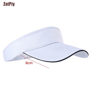 [vZATY] Adjustable Unisex Men Women Plain Sun Visor Sport Golf Tennis Breathable Cap Hat PPO
