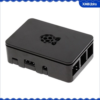 funda protectora/caja /cierre para raspberry pi modelo b b+/2 3 negro
