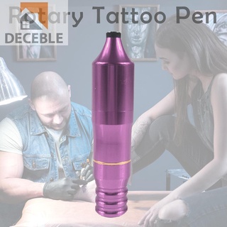 Deceble - bolígrafo rotativo para tatuaje, diseño de cartucho (púrpura) (4)