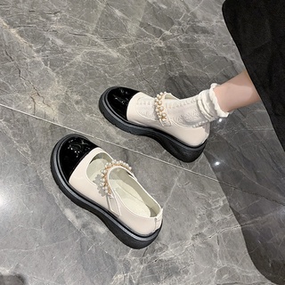 británico pequeño zapatos de cuero femenino verano sección delgada 2021 nuevo estilo con falda japonesa jk estudiante de suela gruesa retro mary jane zapatos