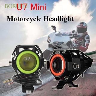 Borui12 MINI U7 con interruptor accesorios de coche Scooter conducción Moto focos motocicleta LED faros delanteros/Multicolor