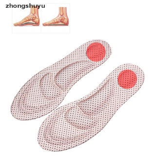 (hotsale) 2 plantillas de esponja alivio del dolor suave 4d espuma de memoria plantillas ortopédicas zapatos planos {bigsale}
