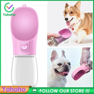 [Yohoho] Botella de agua para perros para caminar, dispensador de agua, multifuncional perro gato cachorro alimentador cuencos con recipiente de alimentos, ligero y portátil para mascotas (8)