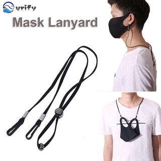 URIFY Portable Ear Savers Health Care Face protection Lanyard Face Facial protection Necklace Windproof Universal Elastic Lightweight Extender Holder Adjustable Strap
