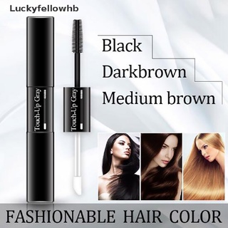 [luckyfellowhb] tinte temporal para el cabello 2 en 1 cepillo de color de pelo peine diy color de pelo cera máscara crema [caliente]