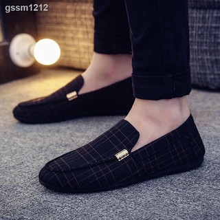 Kasut kasut zapatos de los hombres de moda Casual cómodo zapatos de cuero sillín zapatillas de deporte deslizamiento en los hombres mocasín (7)