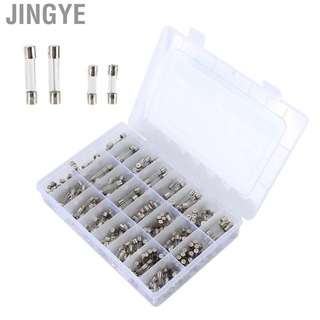jingye 360pcs fusibles de tubo de vidrio quick blow 250v kit de surtido electrónico para electrodomésticos automóviles