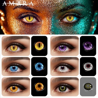 Lentes de contacto AMARA 1 par de lentes de contacto cosméticos serie AYY lentes de color para ojos Cosplay contactos