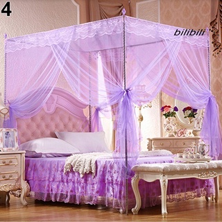 bilibili - mosquitera de encaje para princesa, diseño de mosquitero, sin marco, para cama queen king (8)