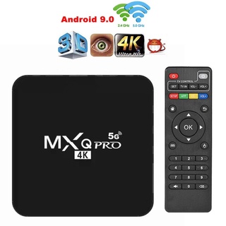 Mxq Pro caja De Tv Inteligente 4k Pro 5g 2gb/Mxq 16gb Wifi Android 10.1 caja De Tv Inteligente Pro 5g 4k Carm