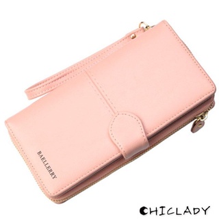 BAELLERRY [Chiclady] cartera larga para mujer, diseño de Hasp, tarjetas de crédito, bolso de negocios, N3850 (1)