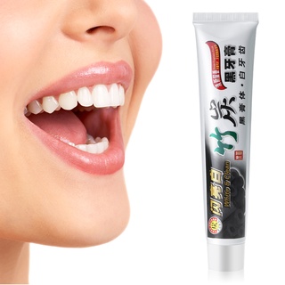 inlove 100g carbón de bambú negro pasta de dientes eliminar manchas blanqueamiento de dientes
